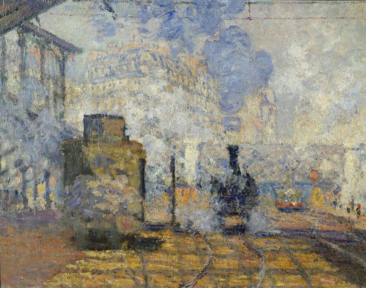 La stazione di SaintLazare Claude Stampa d'arte