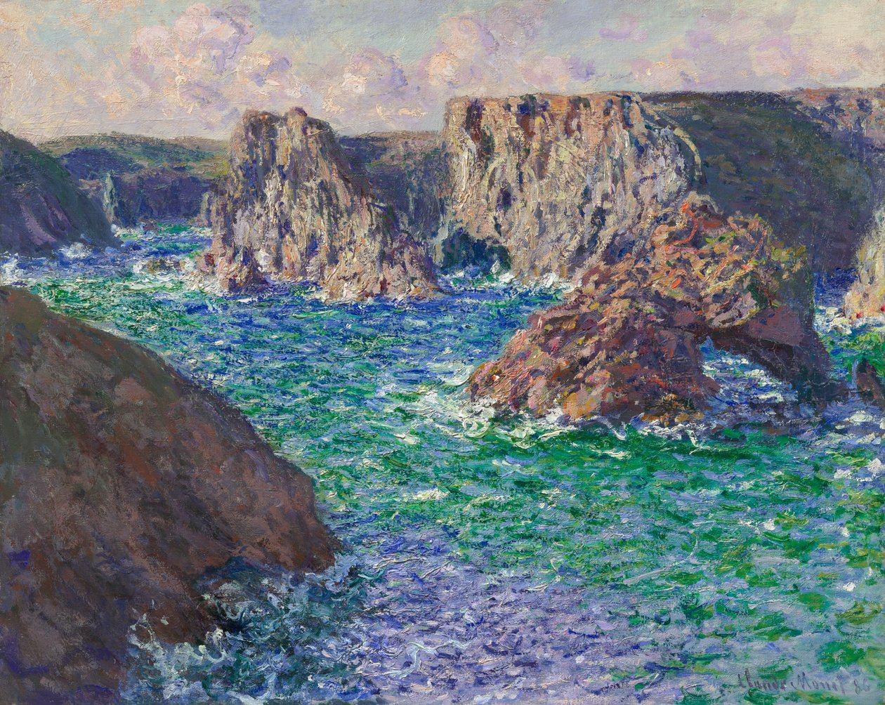 La Roche Guibel, Port-Domois da Claude Monet