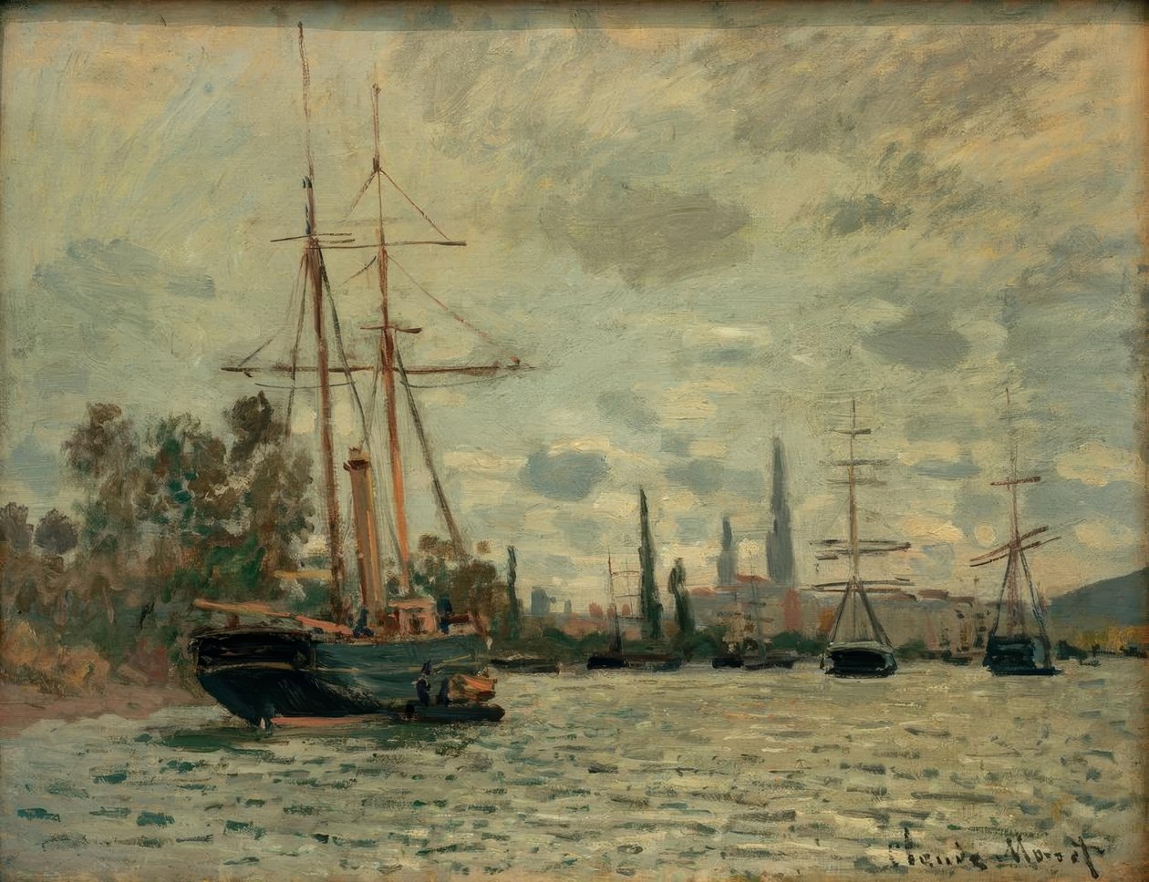 La Senna a Rouen da Claude Monet