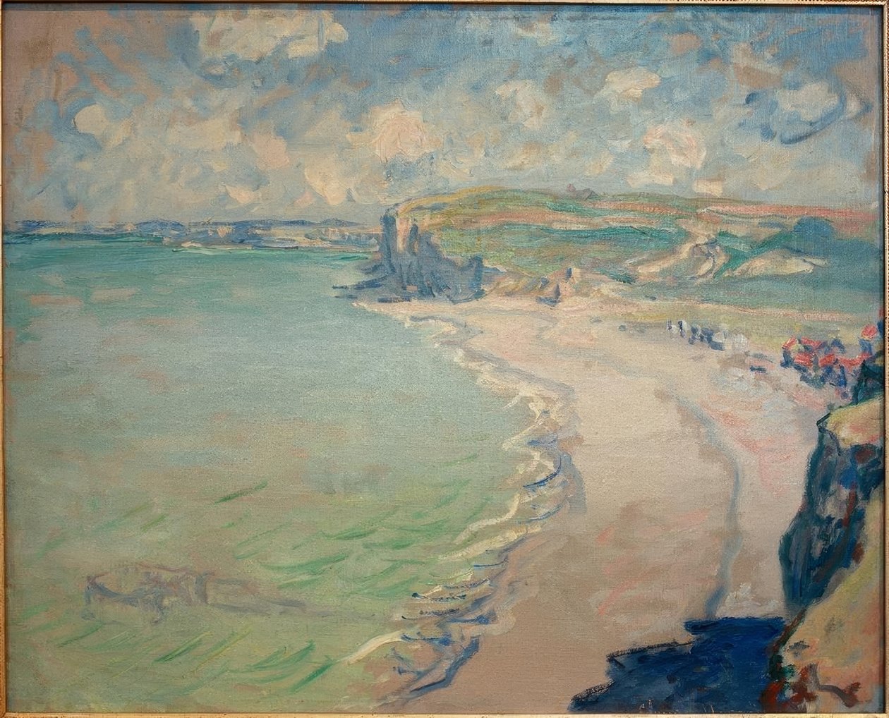 La spiaggia di Pourville da Claude Monet