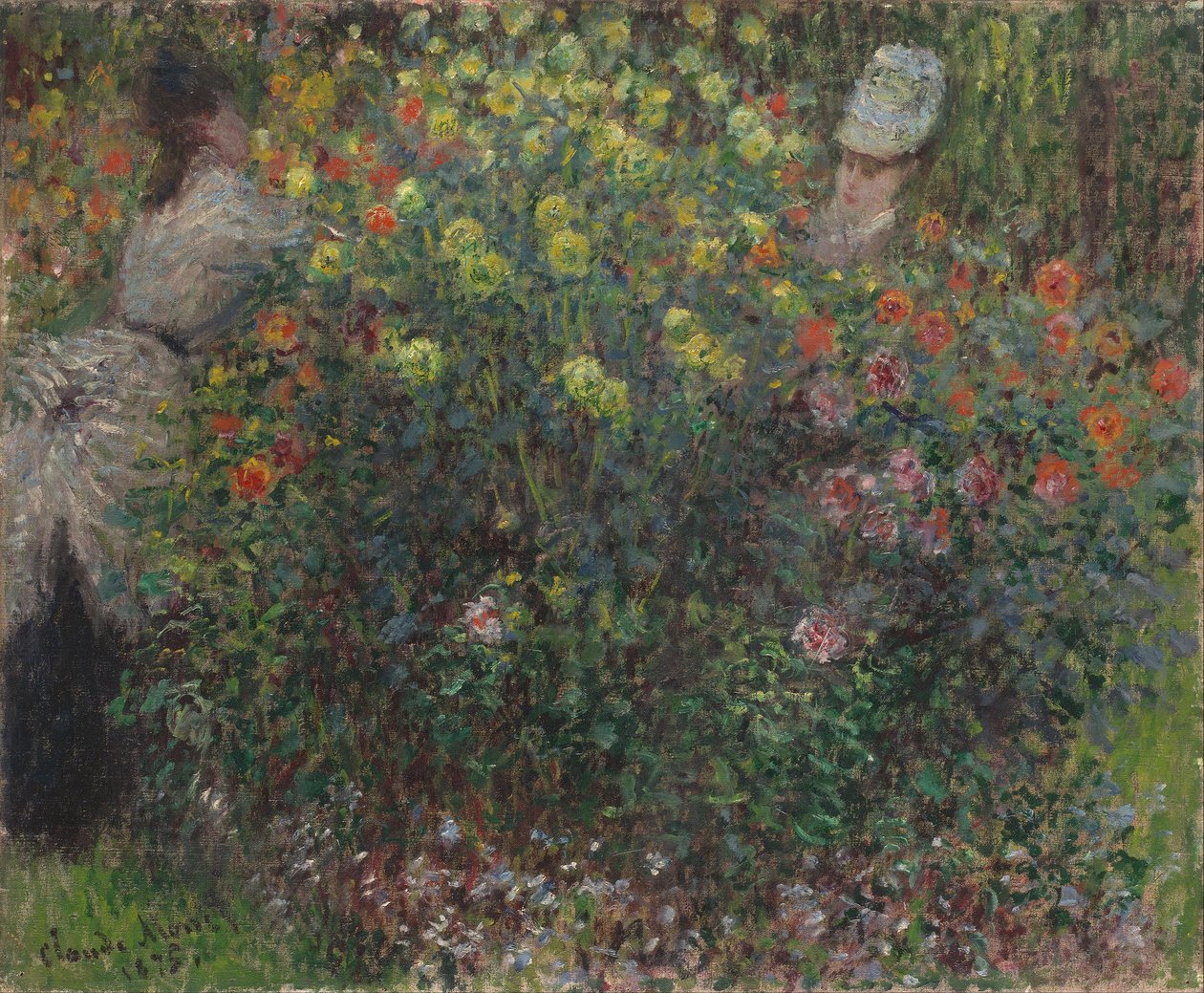 Donne tra i fiori da Claude Monet