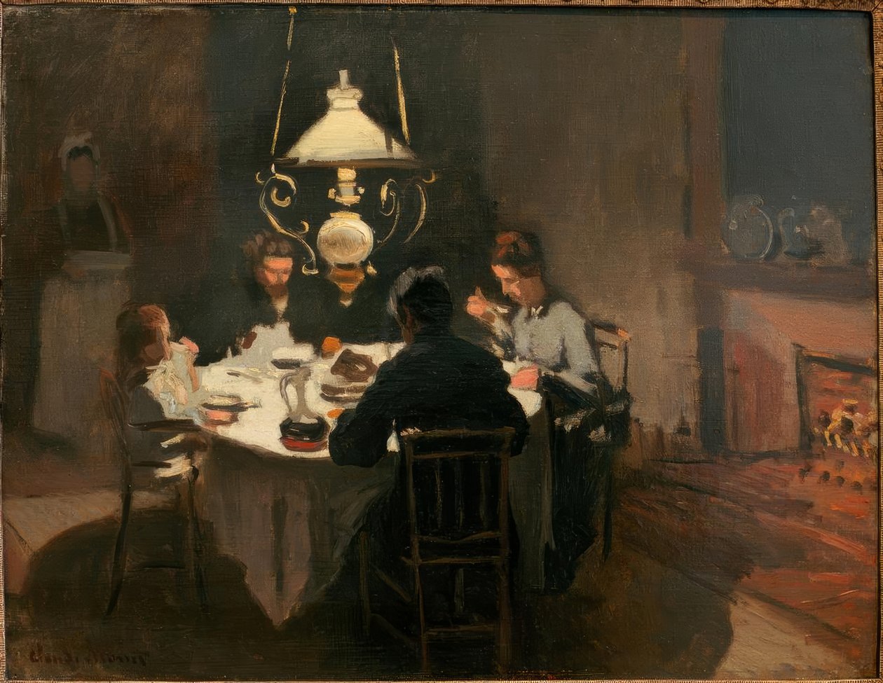 La cena da Claude Monet