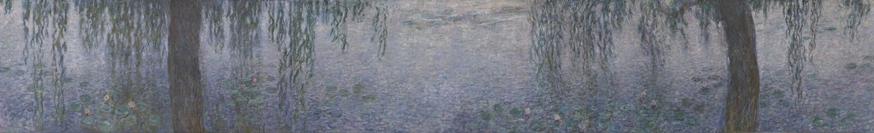 Il mattino luminoso presso i salici da Claude Monet
