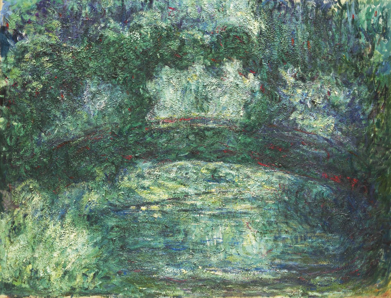 Il ponte giapponese da Claude Monet
