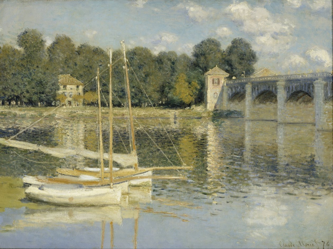 Il ponte di Argenteuil da Claude Monet