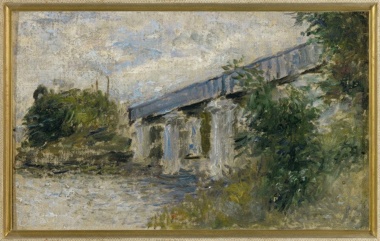 Il ponte ferroviario, Argenteuil da Claude Monet