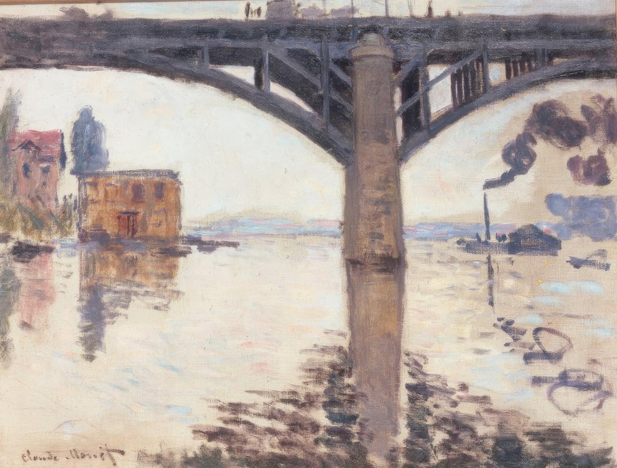 Il ponte stradale di Argenteuil da Claude Monet