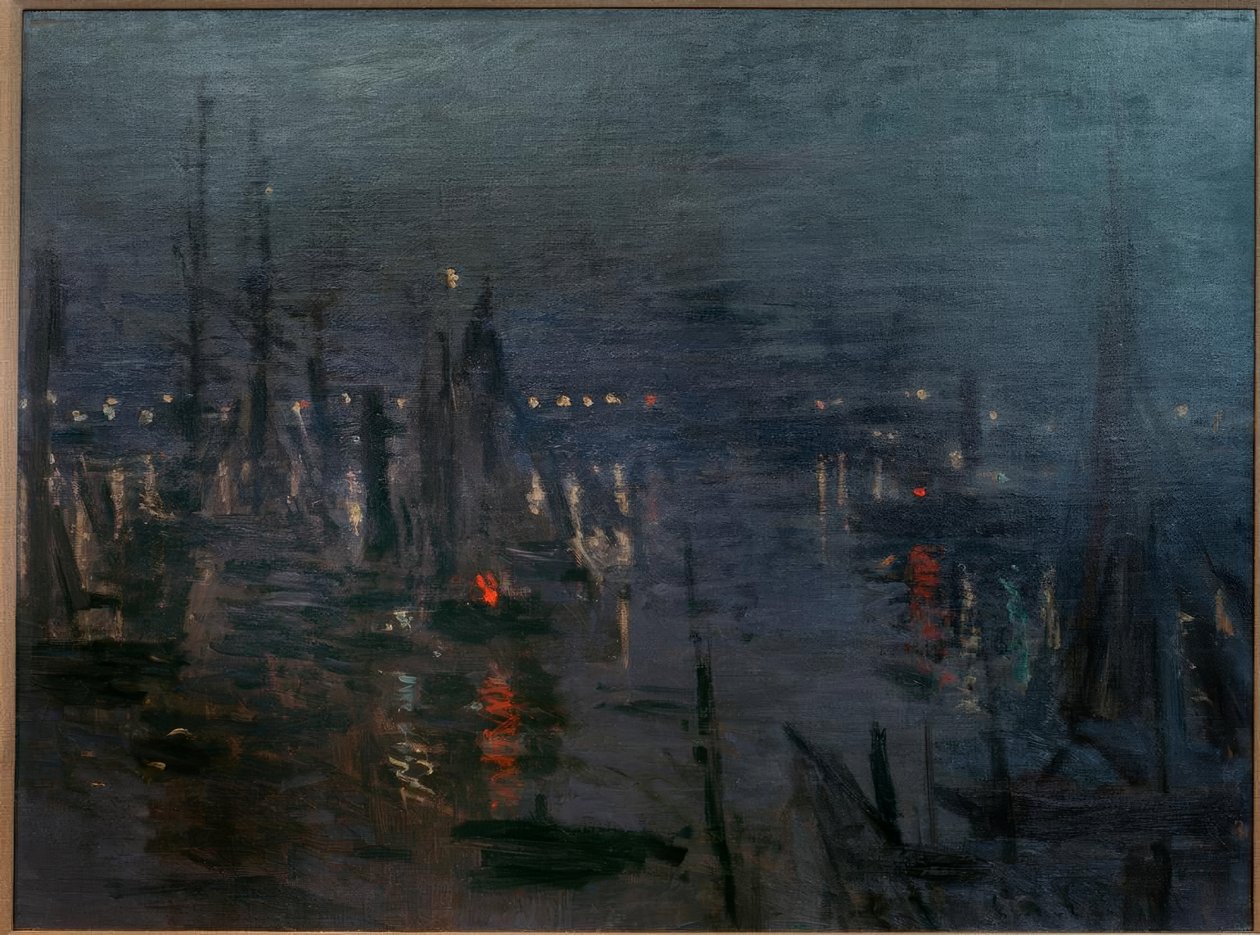 Il porto di Le Havre, effetto notte da Claude Monet
