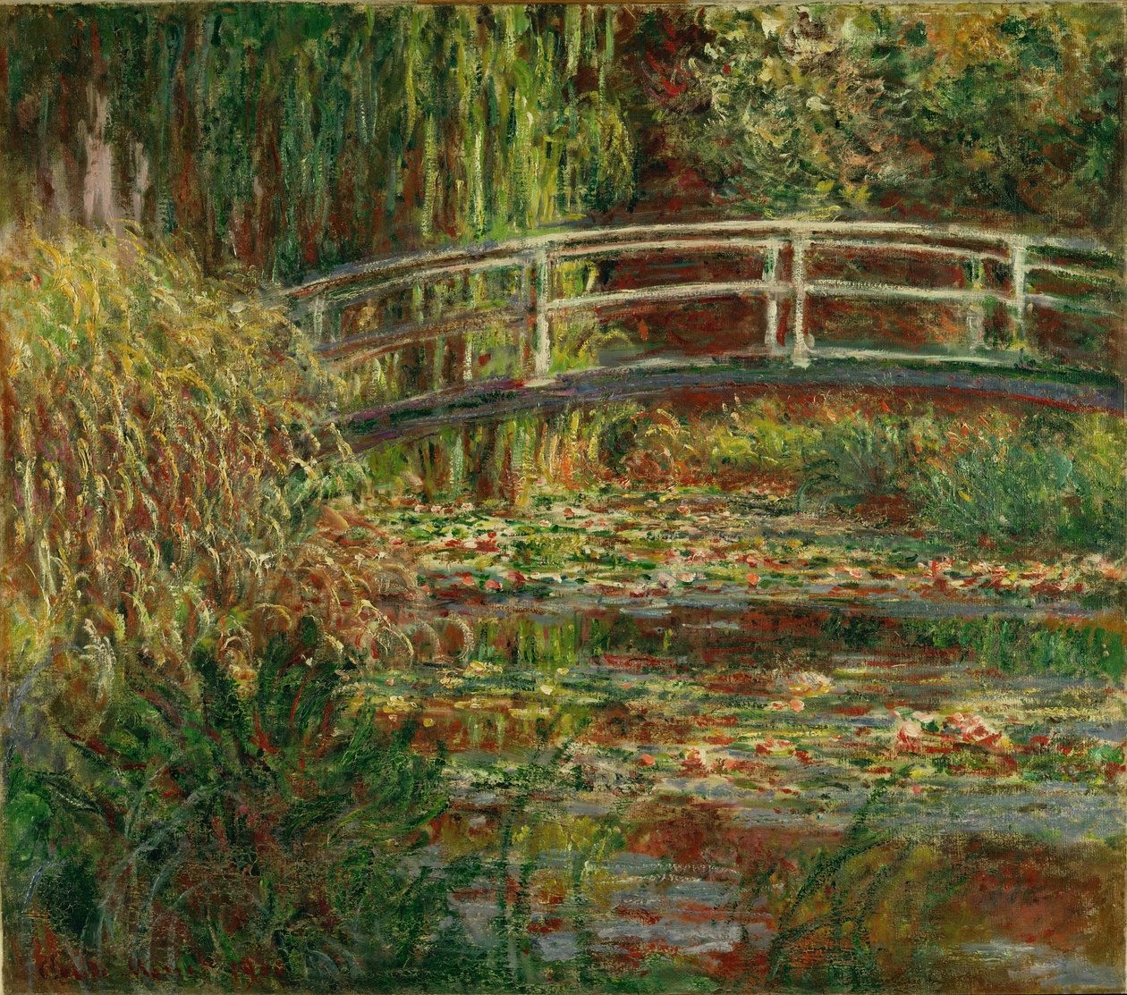 Lo stagno delle ninfe... (olio su tela) da Claude Monet