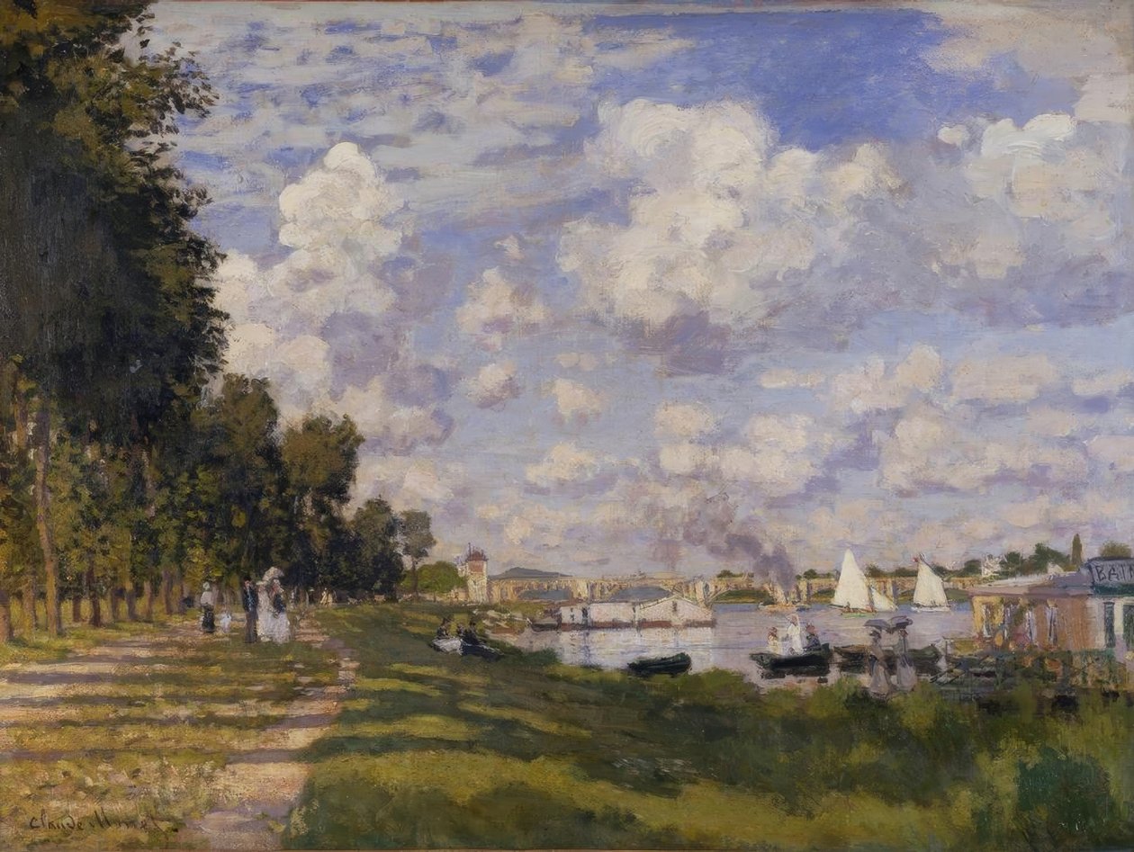 Il bacino di Argenteuil da Claude Monet