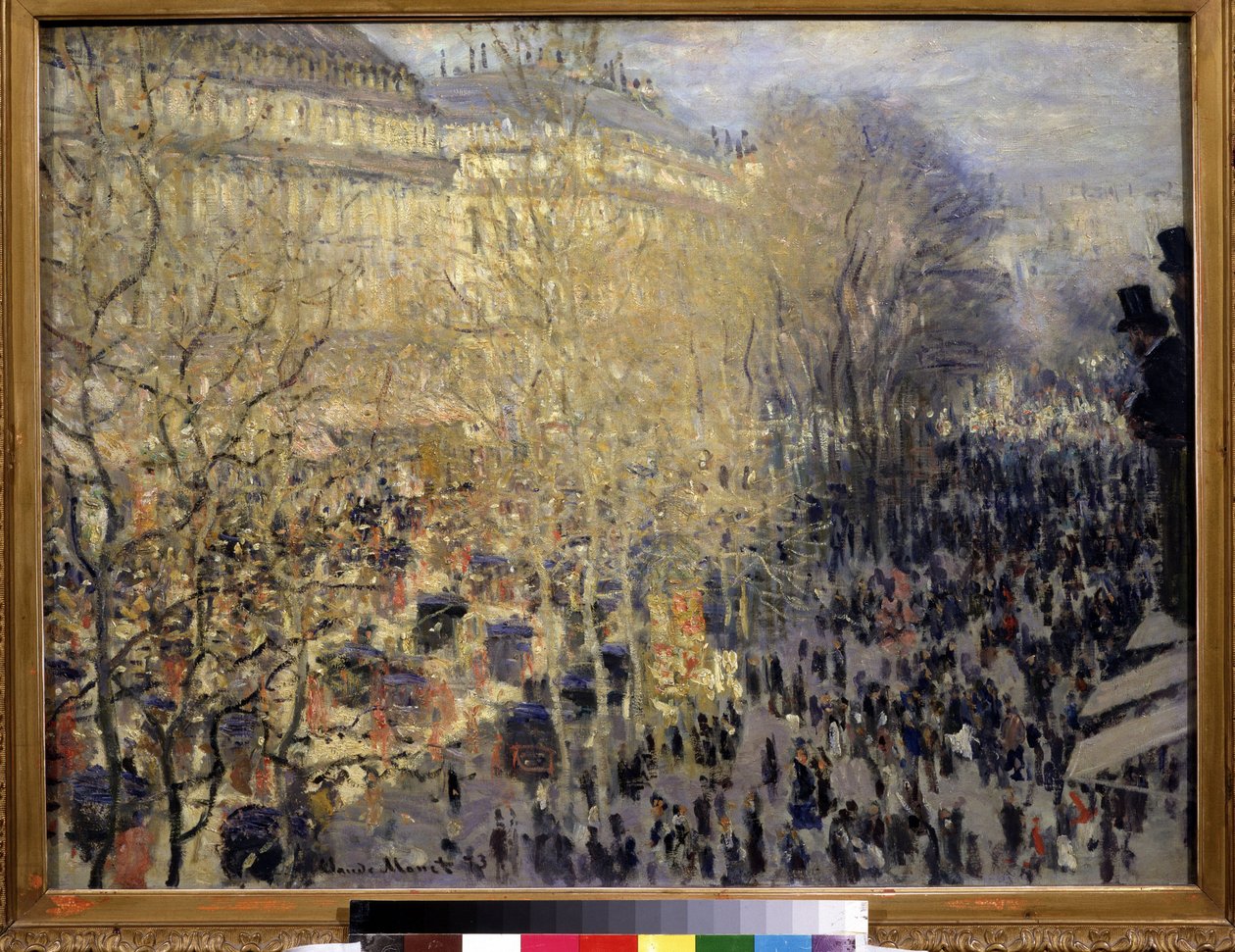 Il boulevard des Capucines da Claude Monet