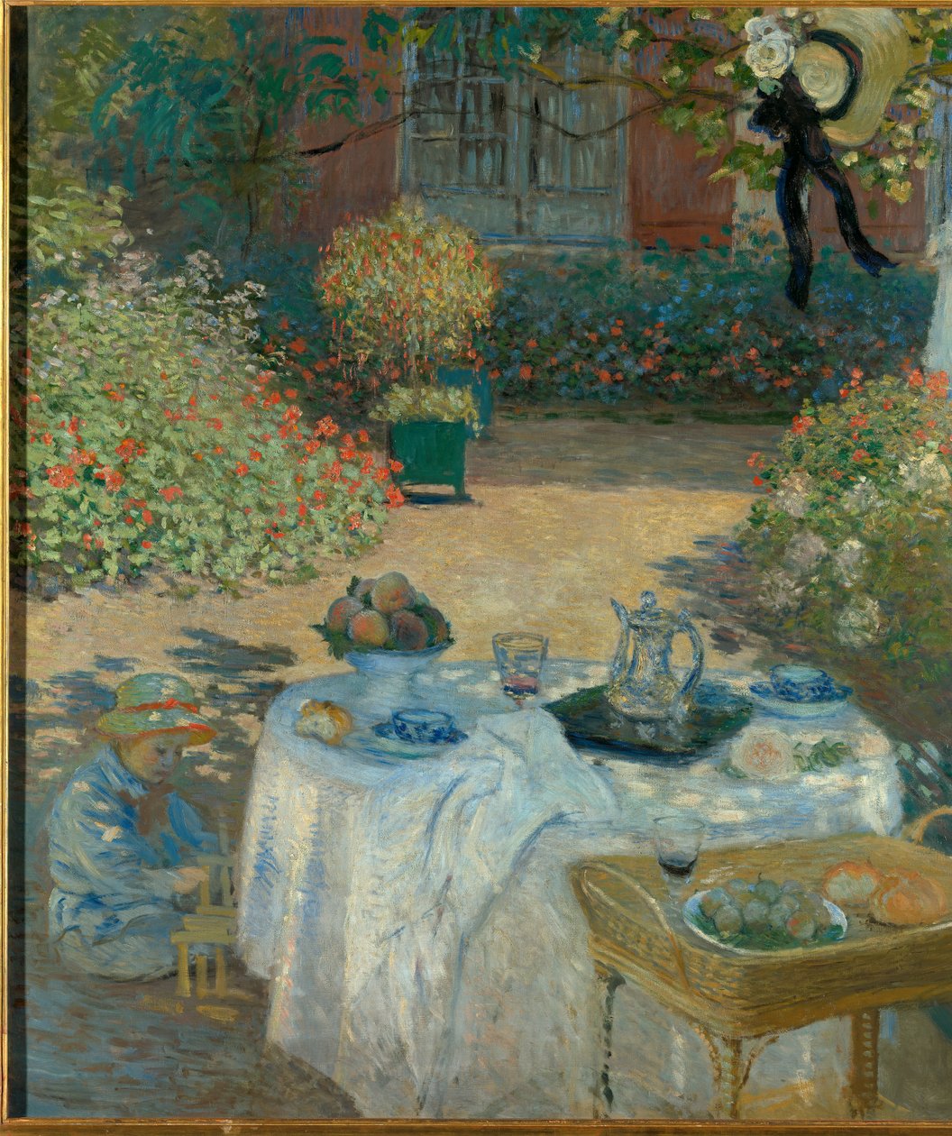 Pranzo nel giardino di Monet ad Argenteuil da Claude Monet