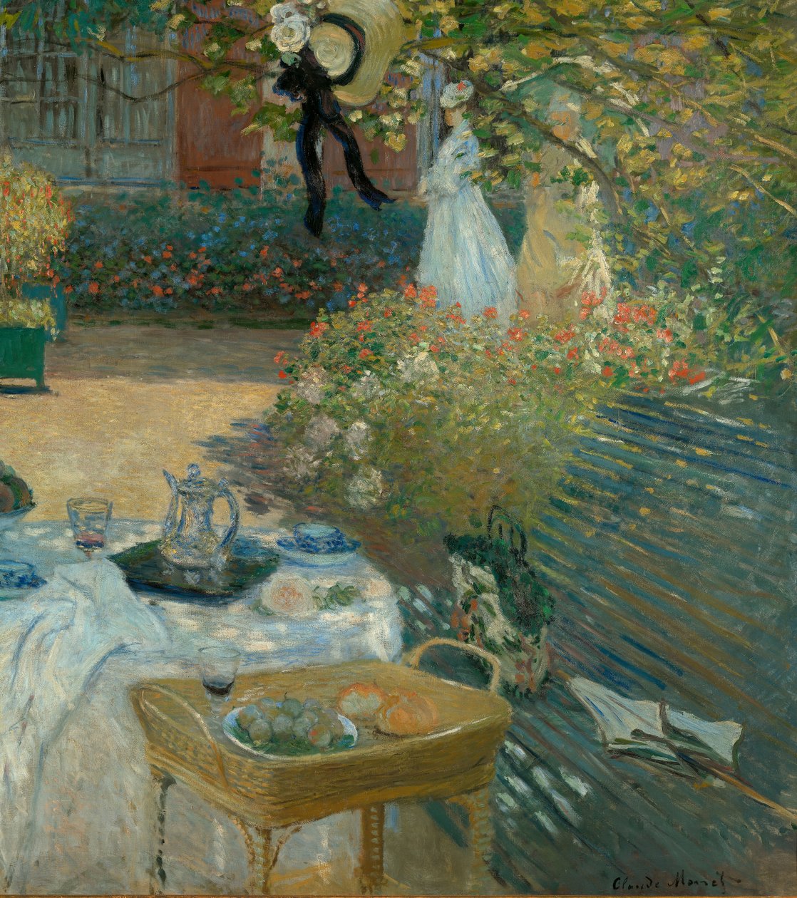 Pranzo nel giardino di Monet ad Argenteuil da Claude Monet