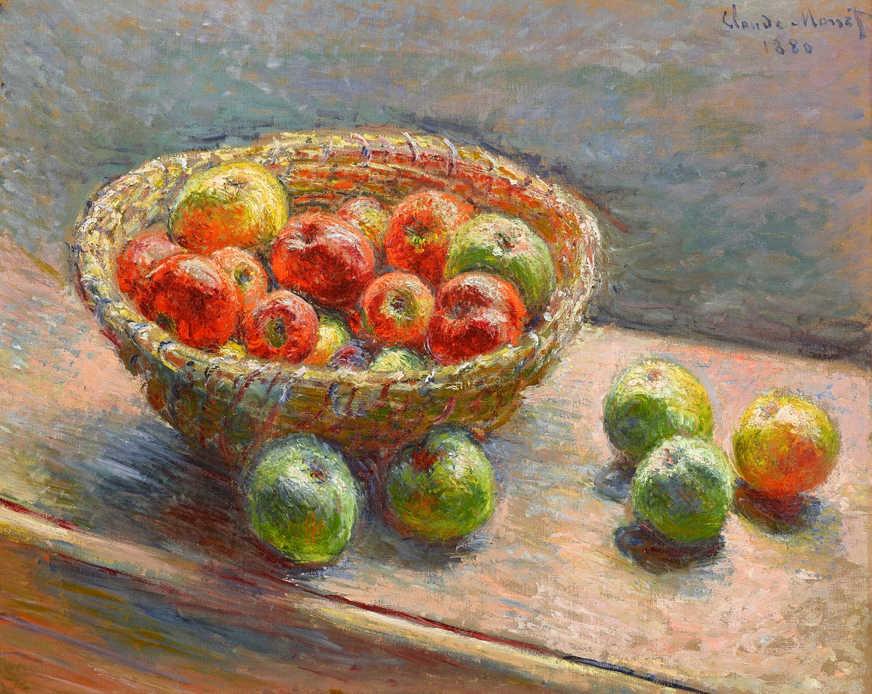 Il cesto di mele da Claude Monet