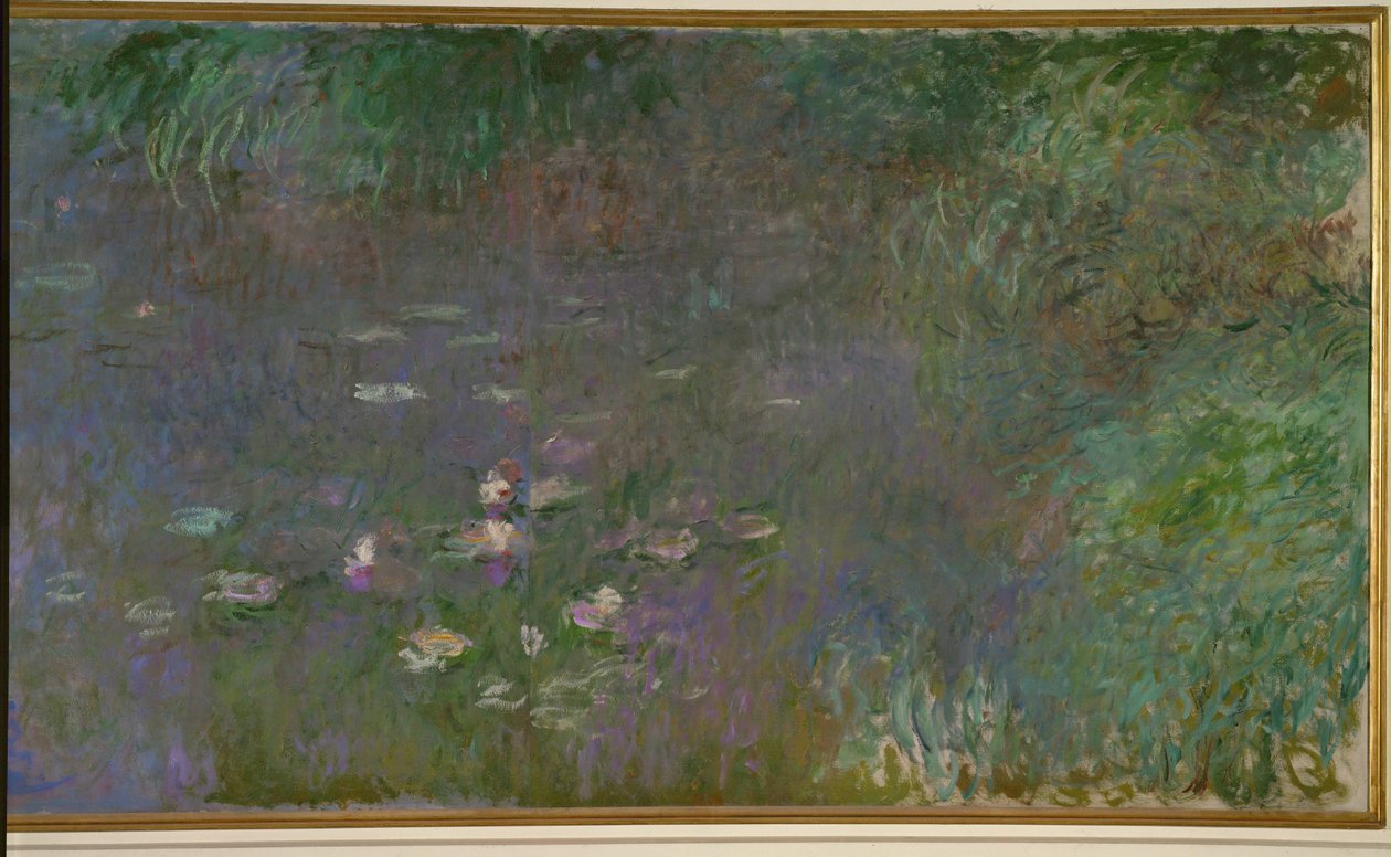 Les Nympheas: matin (olio su tela) da Claude Monet