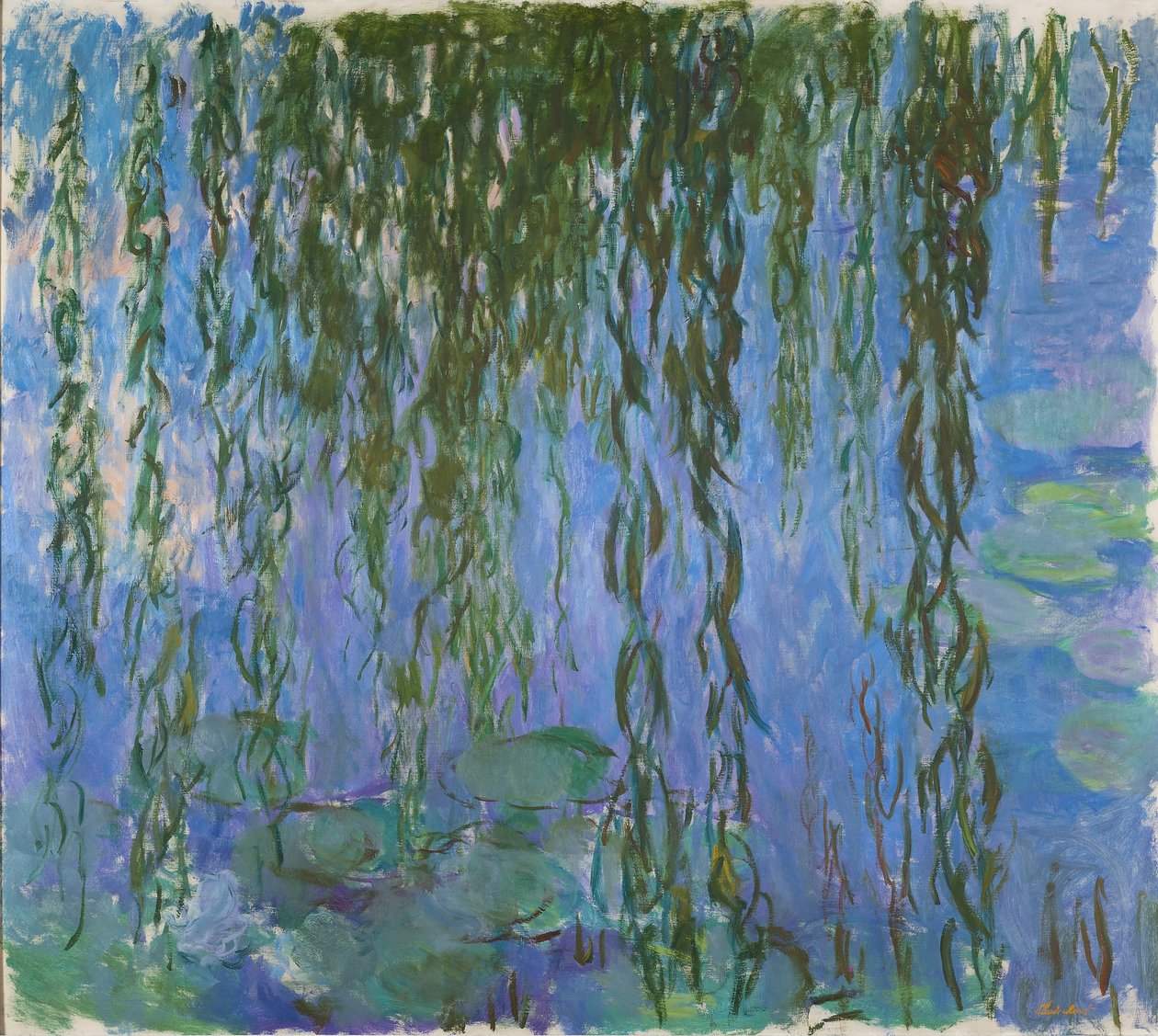 Ninfee con rami di salice da Claude Monet