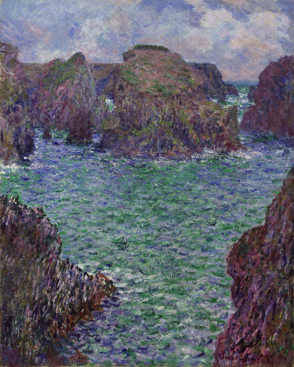 Port-Goulphar, Belle-Île, 1887 da Claude Monet