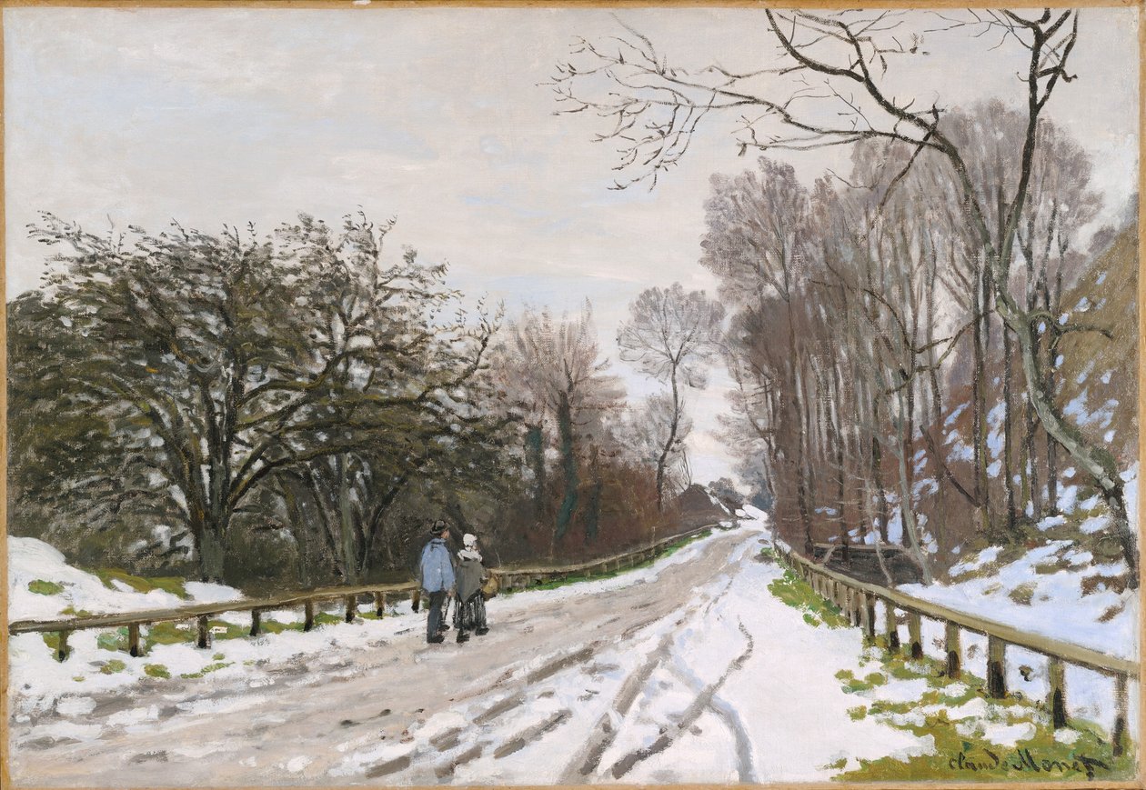 Strada verso la fattoria Saint-Siméon, Honfleur da Claude Monet