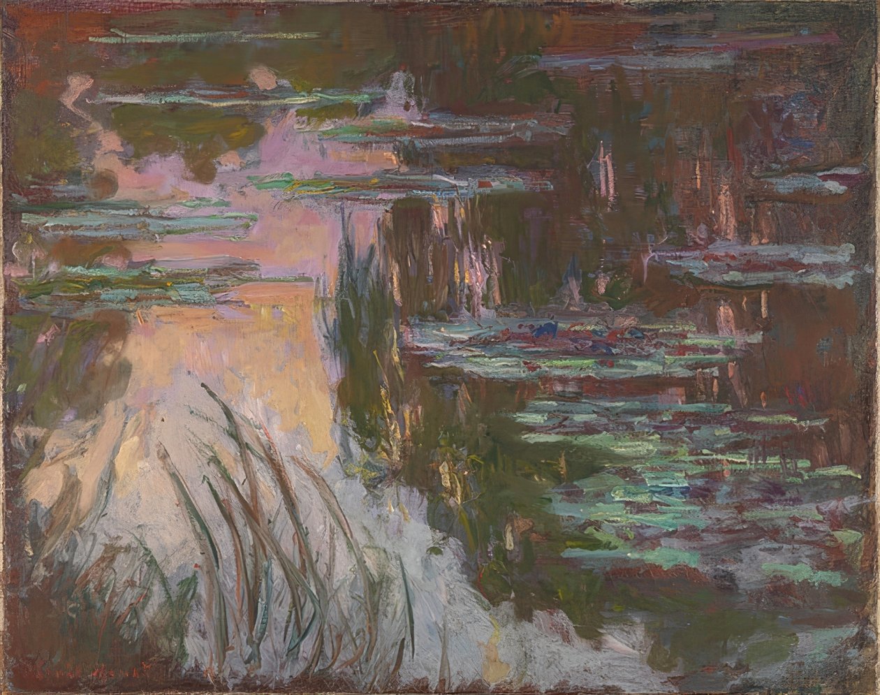 Ninfee al crepuscolo da Claude Monet