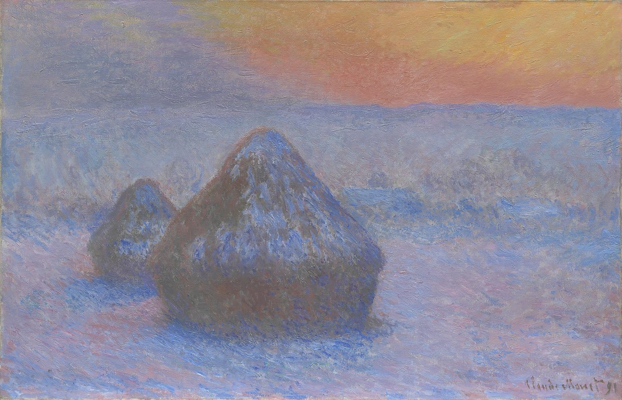 Covoni di grano da Claude Monet