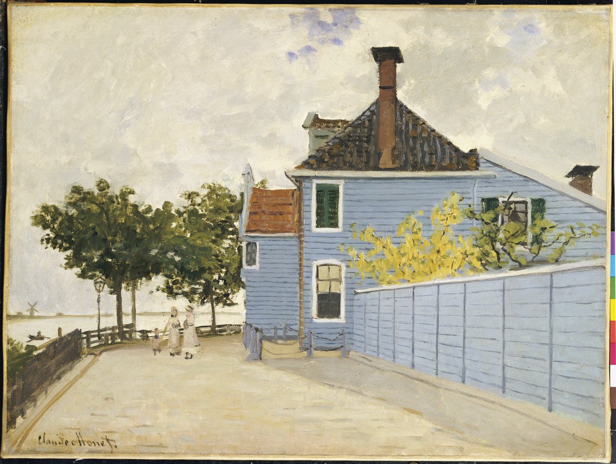 La casa blu, Zaandam da Claude Monet