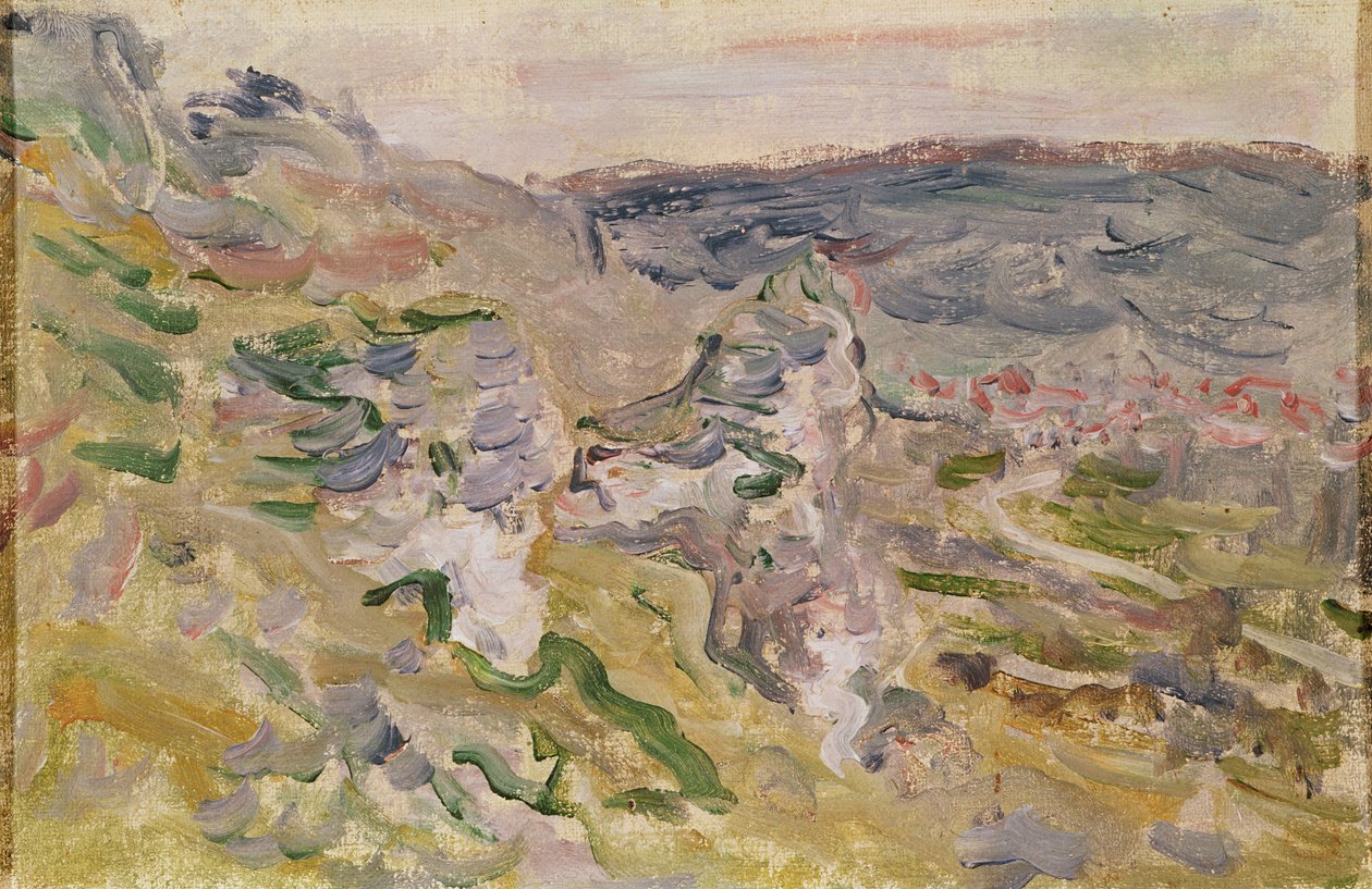 Le colline di Chantemerle vicino a Vétheuil, 1881 da Claude Monet