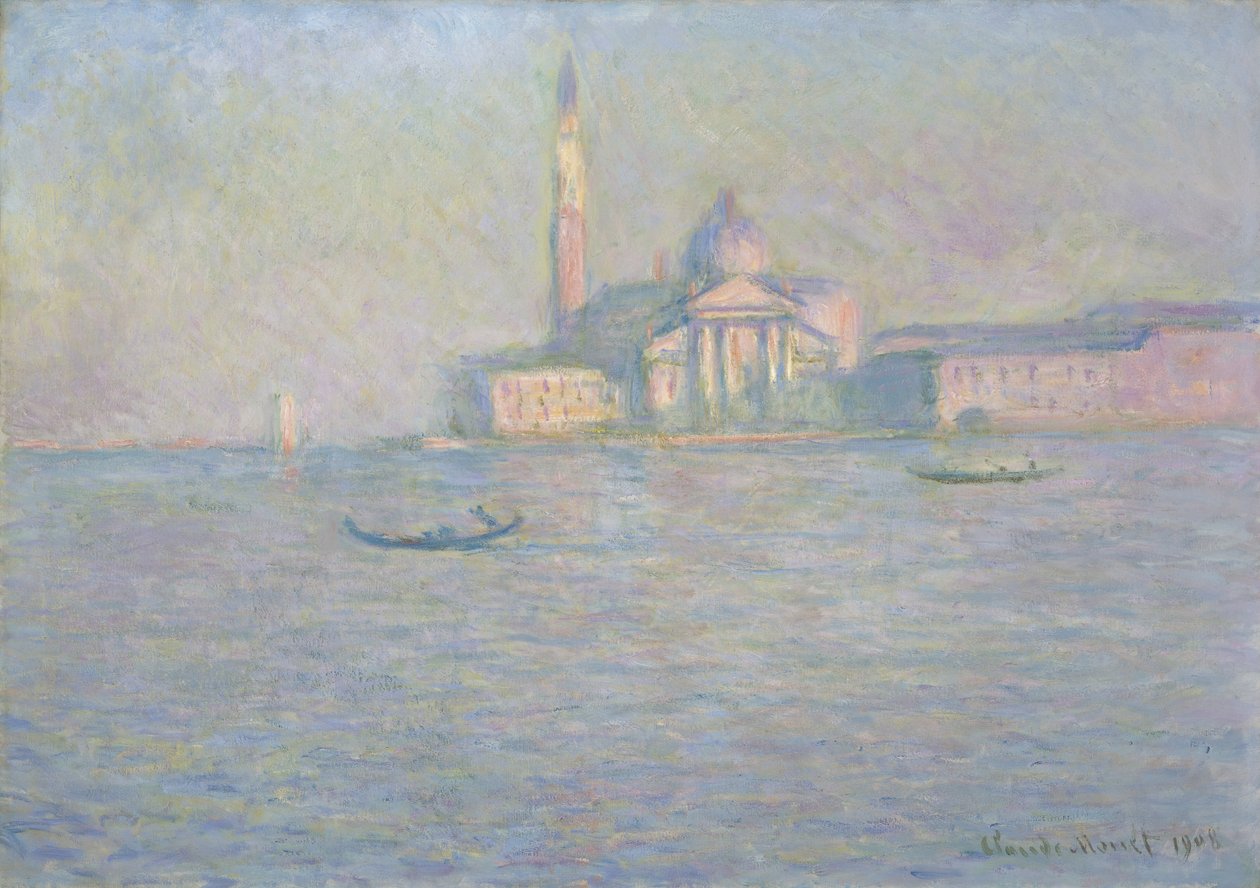 La Chiesa di San Giorgio Maggiore, Venezia da Claude Monet