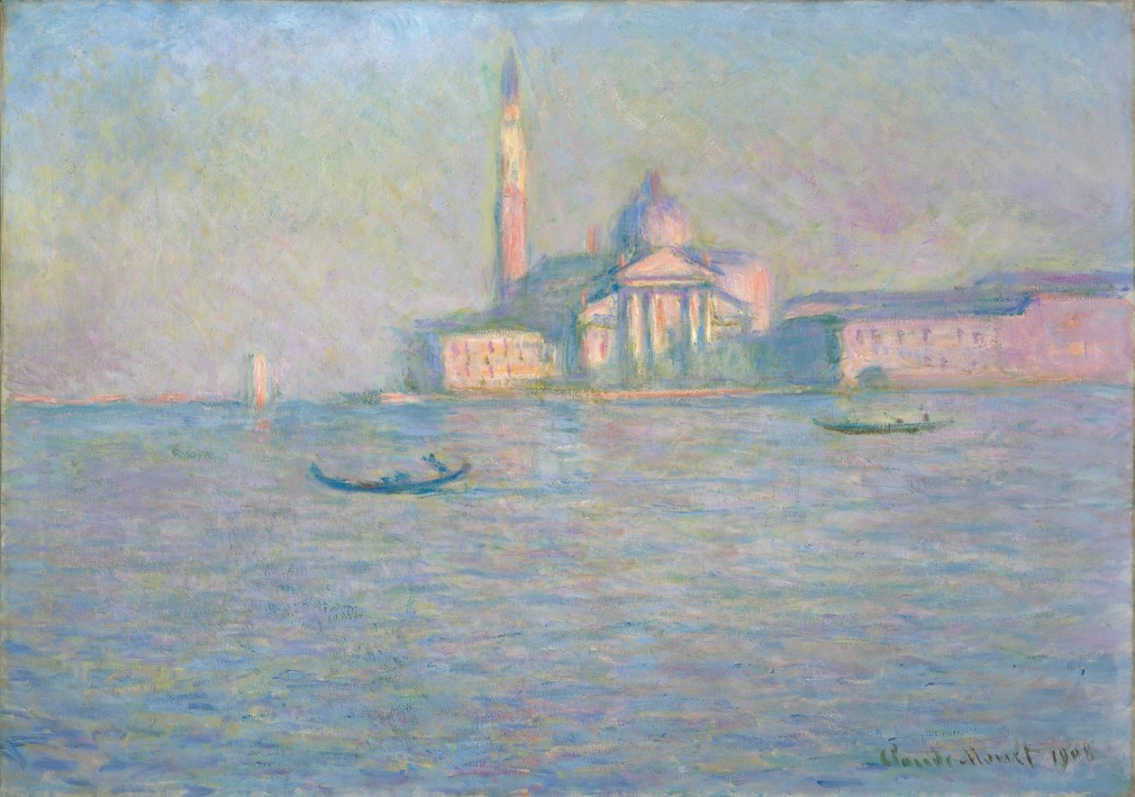 La Chiesa di San Giorgio Maggiore, Venezia, 1908 da Claude Monet