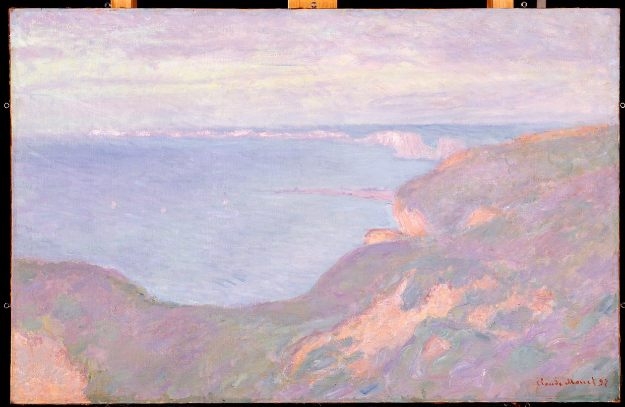Le scogliere vicino a Dieppe, 1897 da Claude Monet