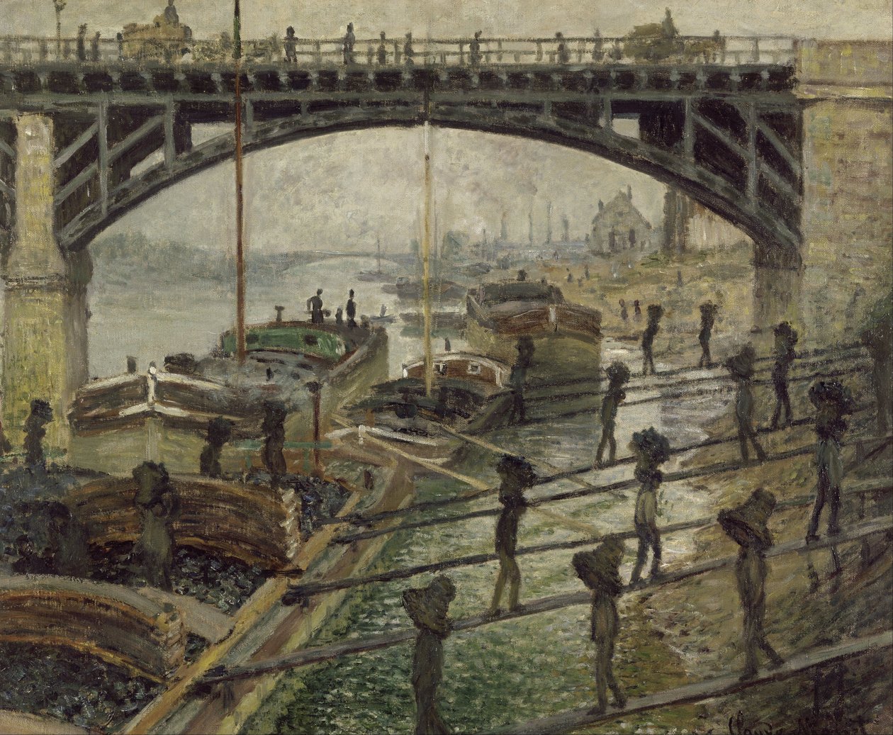 I minatori di carbone da Claude Monet