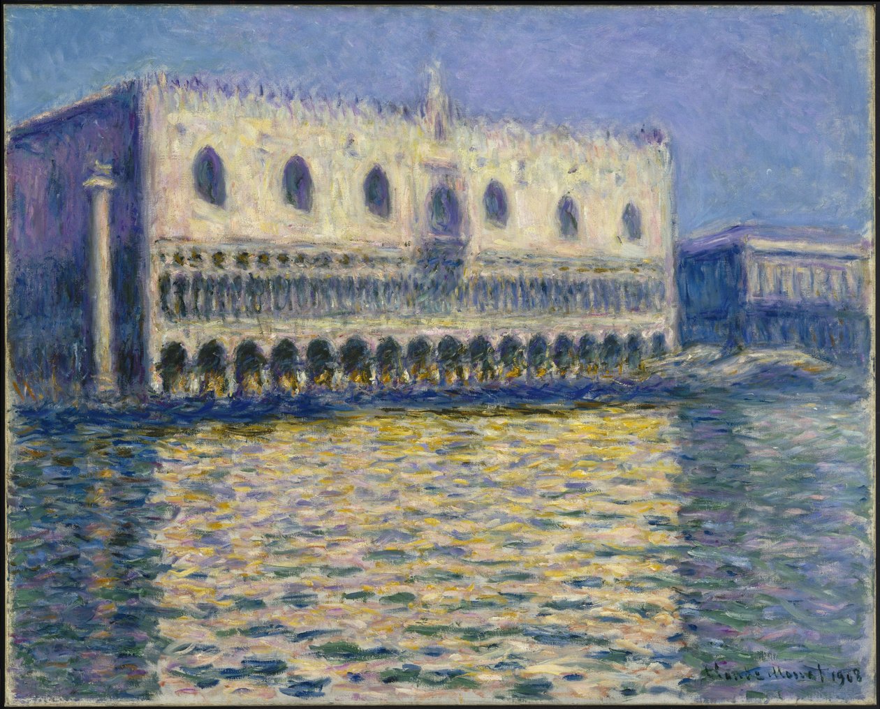 Il Palazzo Ducale (Le Palais ducal) da Claude Monet