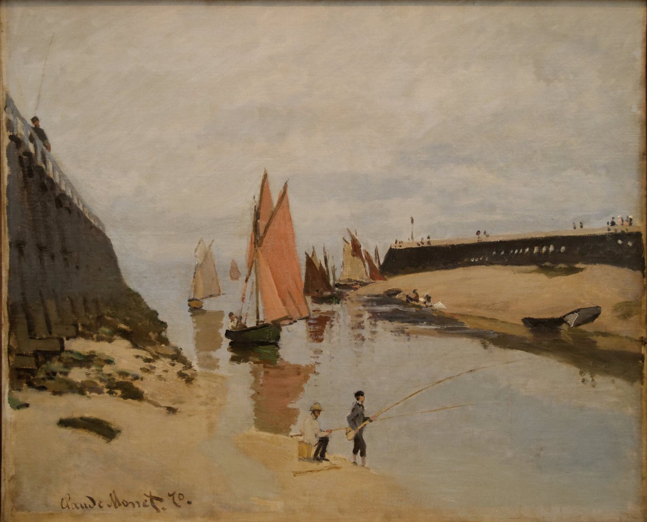 Il porto di Trouville da Claude Monet