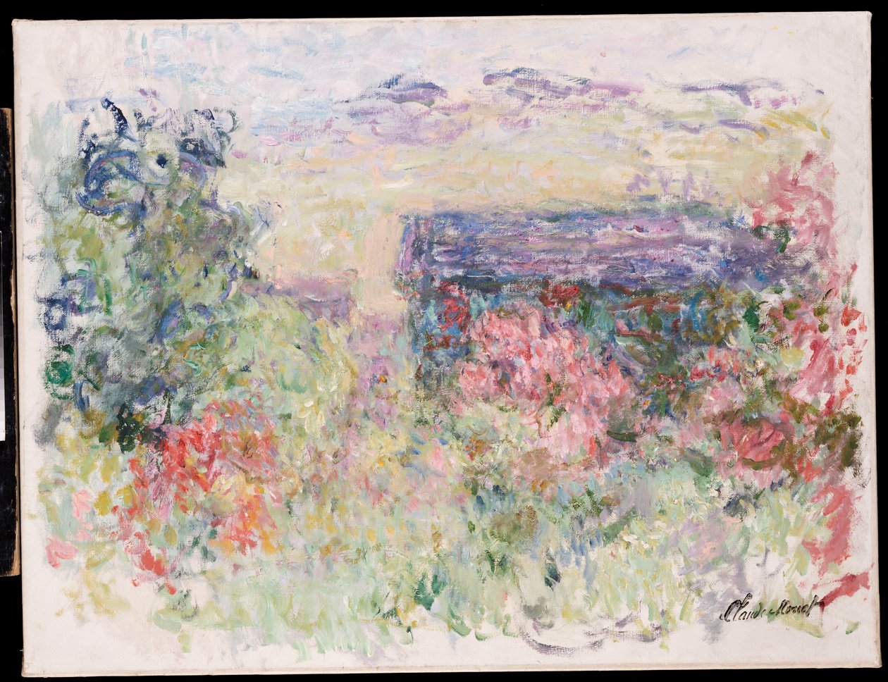 La casa tra le rose da Claude Monet