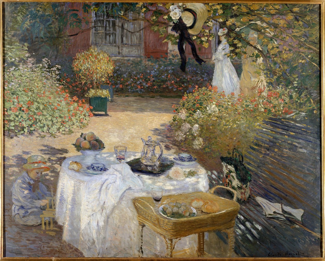 Il pranzo, giardino di Monet ad Argenteuil da Claude Monet