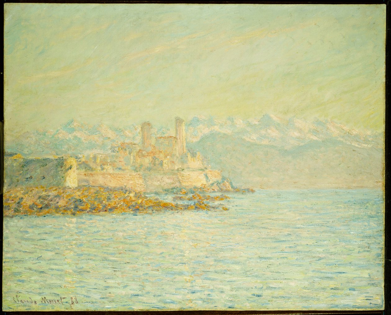 Il vecchio forte di Antibes da Claude Monet