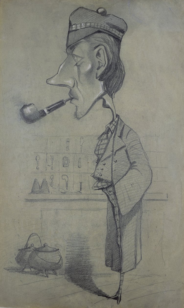 Lo scozzese con una pipa, 1857 da Claude Monet