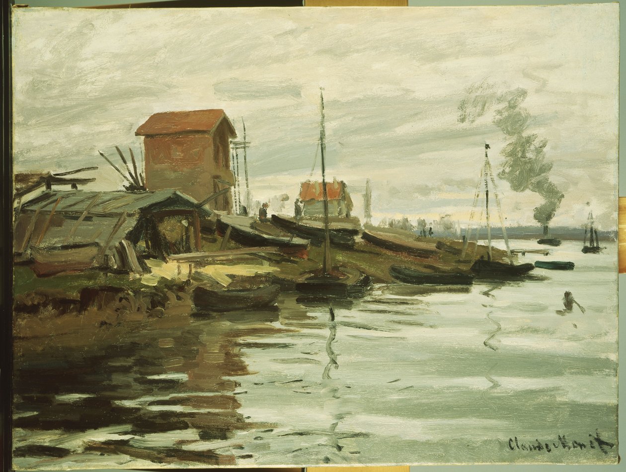 La Senna a Petit-Gennevilliers, 1872 da Claude Monet