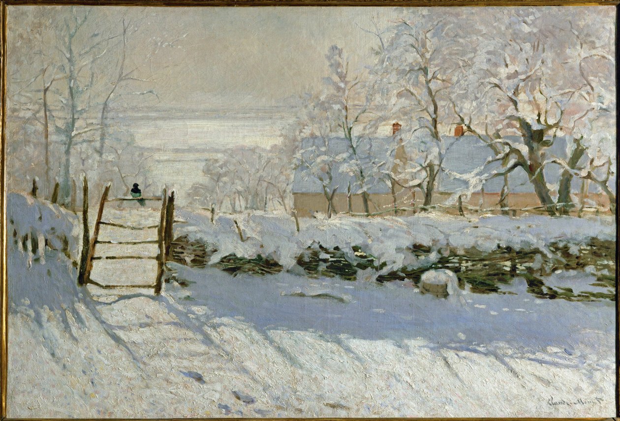 La gazza (olio su tela) da Claude Monet