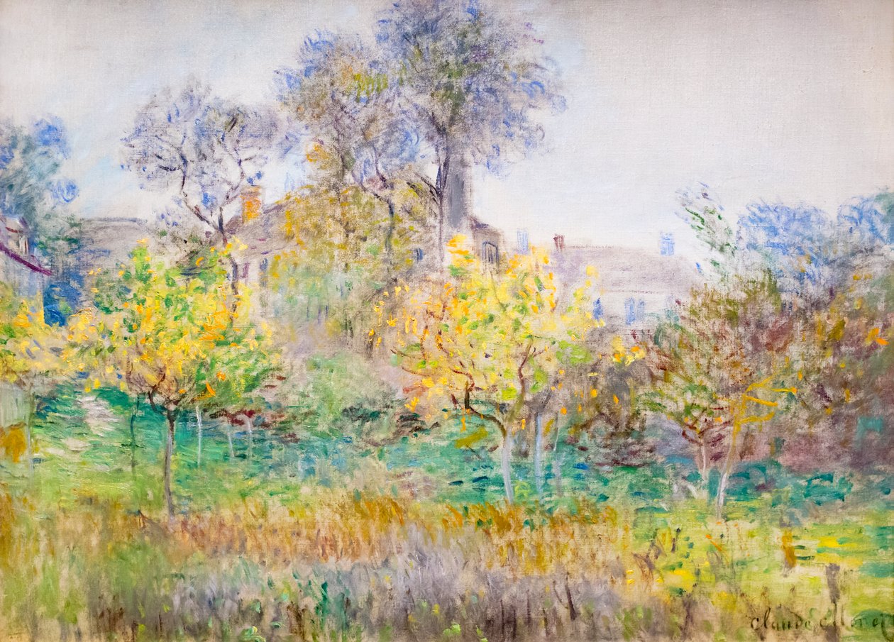 Il frutteto, c. 1874 da Claude Monet
