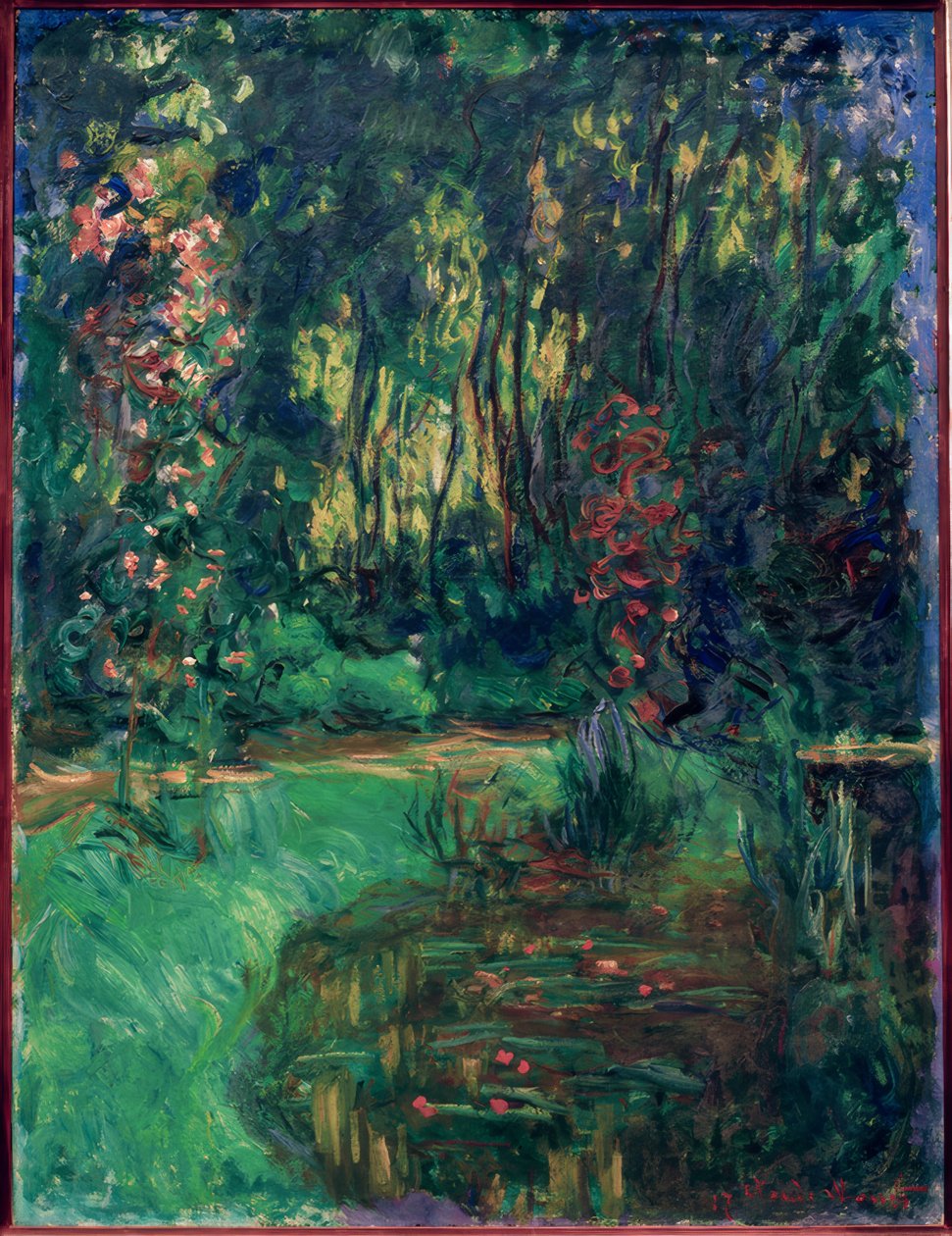 Un angolo dello stagno di Giverny da Claude Monet