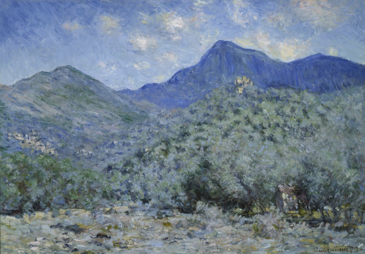 Valle Buona, vicino a Bordighera da Claude Monet