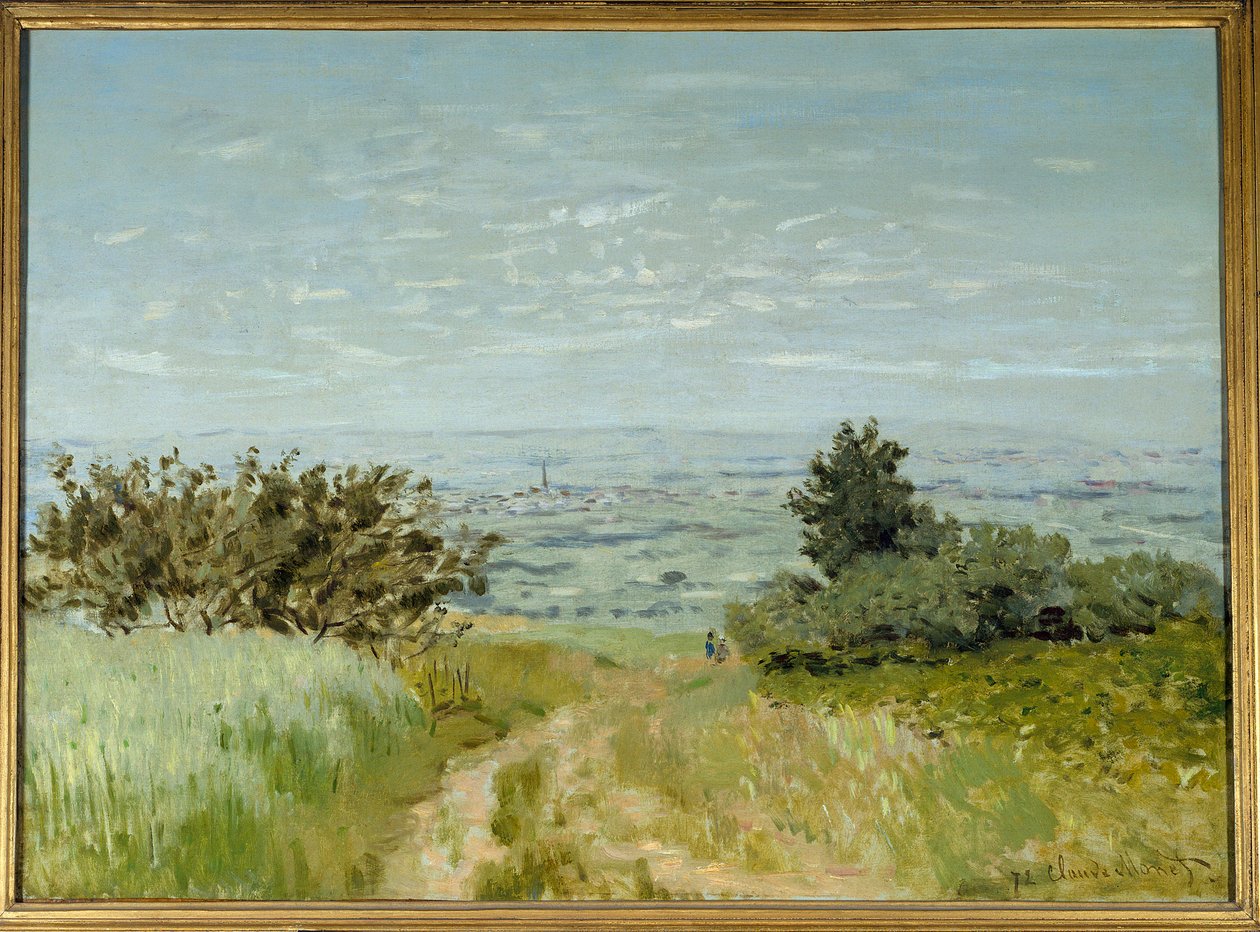 Veduta dalla pianura ad Argenteuil, pendii di Sannois nel 1872 da Claude Monet
