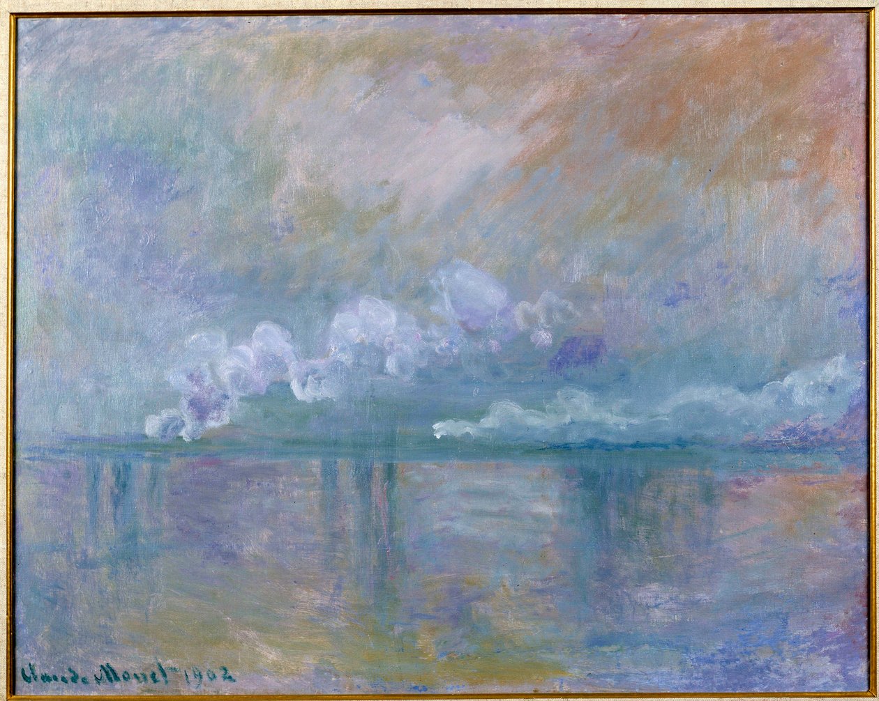 Vista del ponte di Charing Cross a Londra da Claude Monet