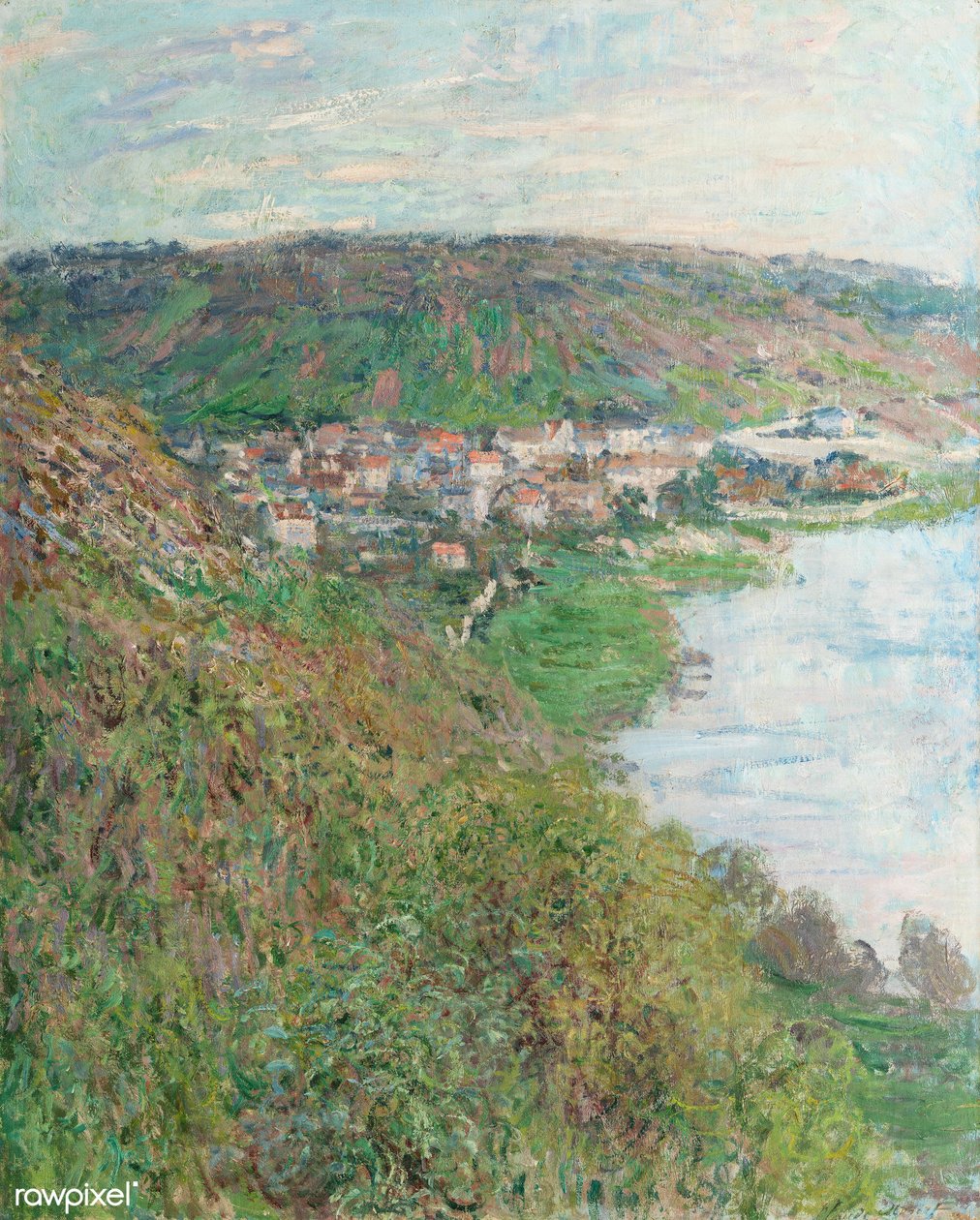 Vista su Vétheuil da Claude Monet