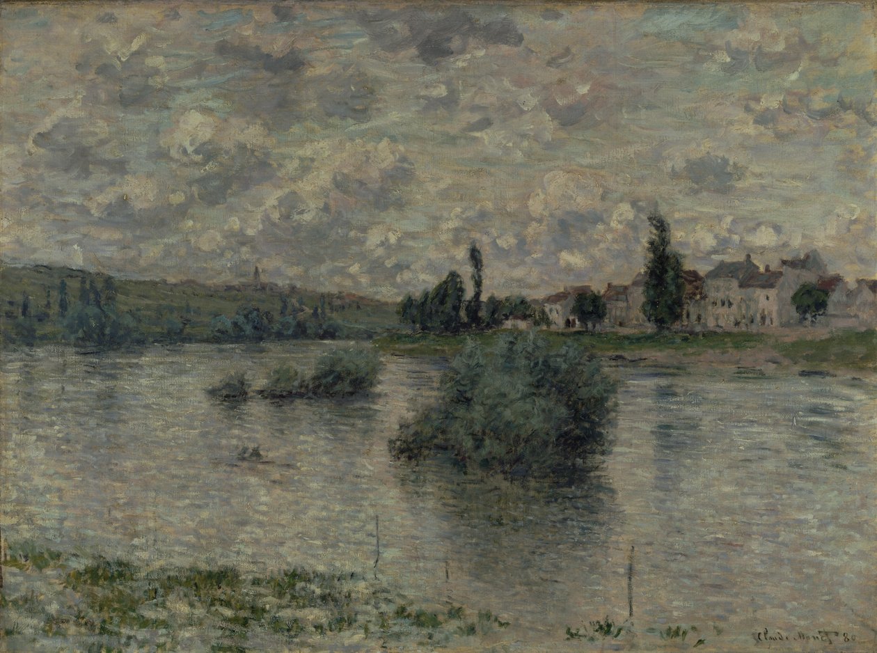 Veduta della Senna, Lavacourt, 1880 da Claude Monet