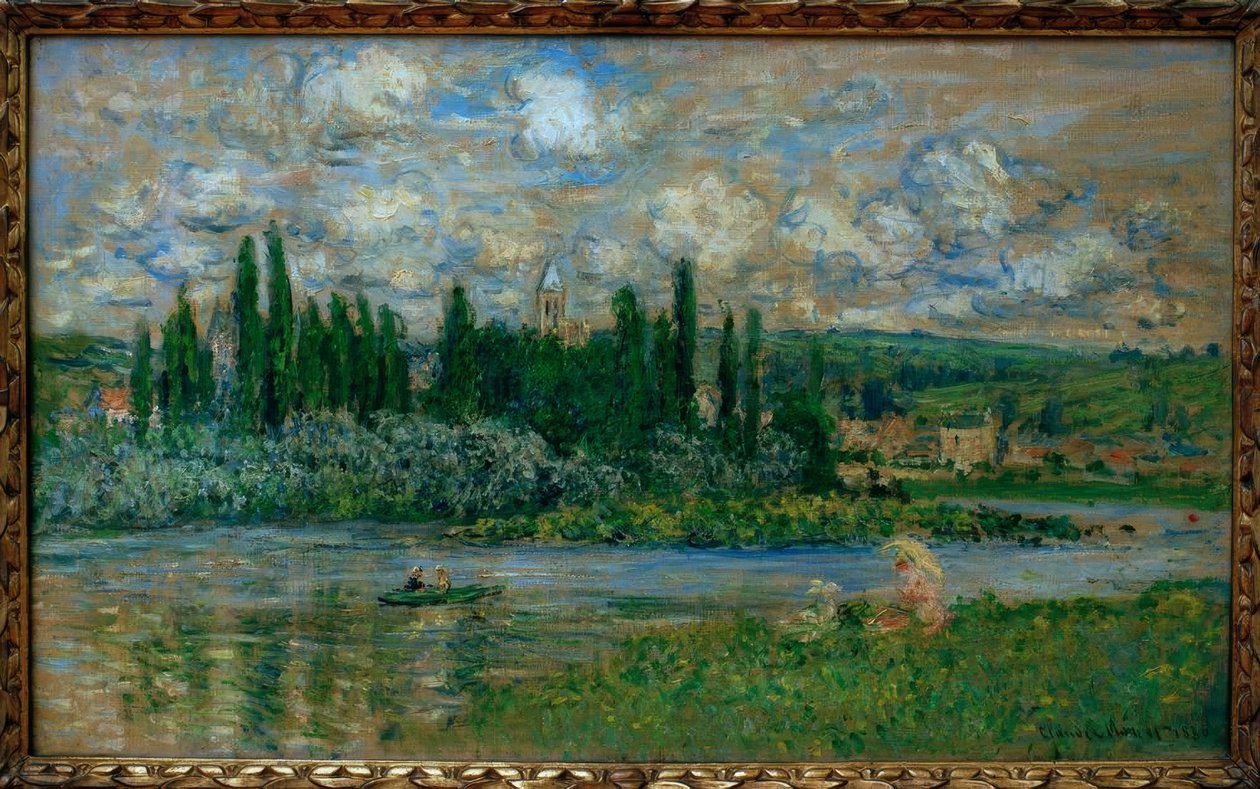 Veduta di Vetheuil da Claude Monet
