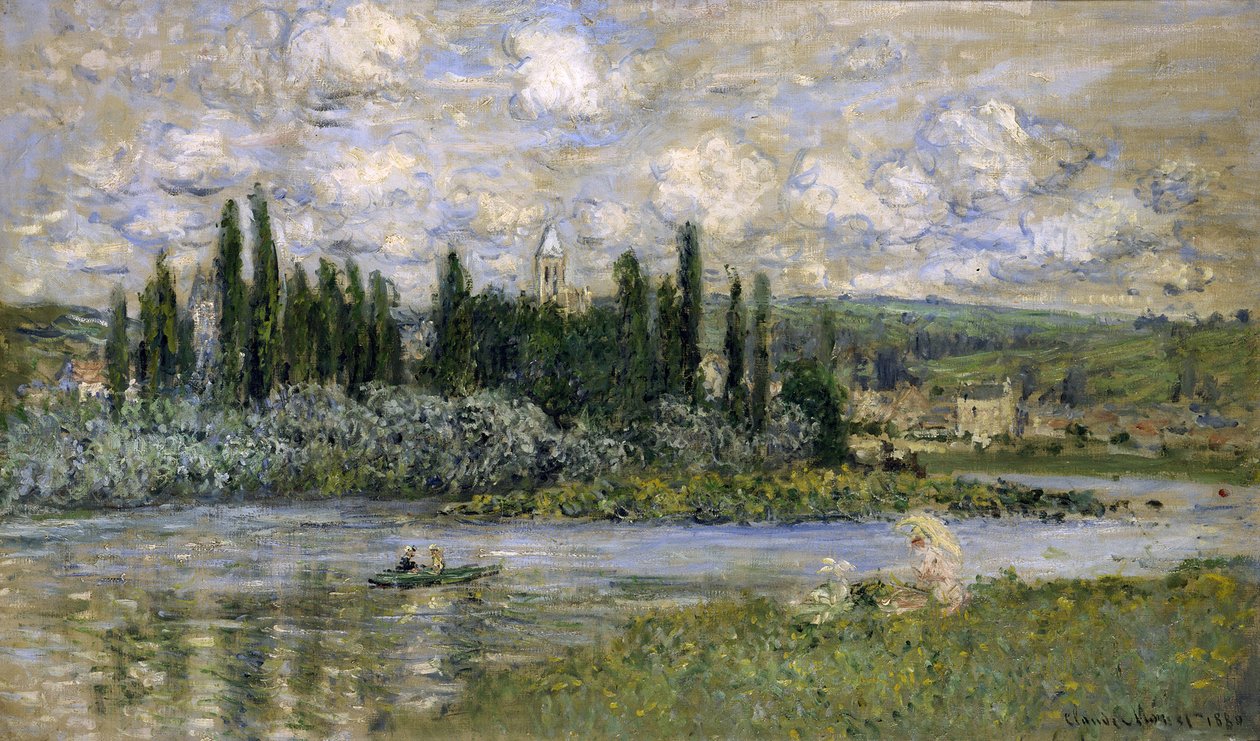 Veduta di Vétheuil da Claude Monet