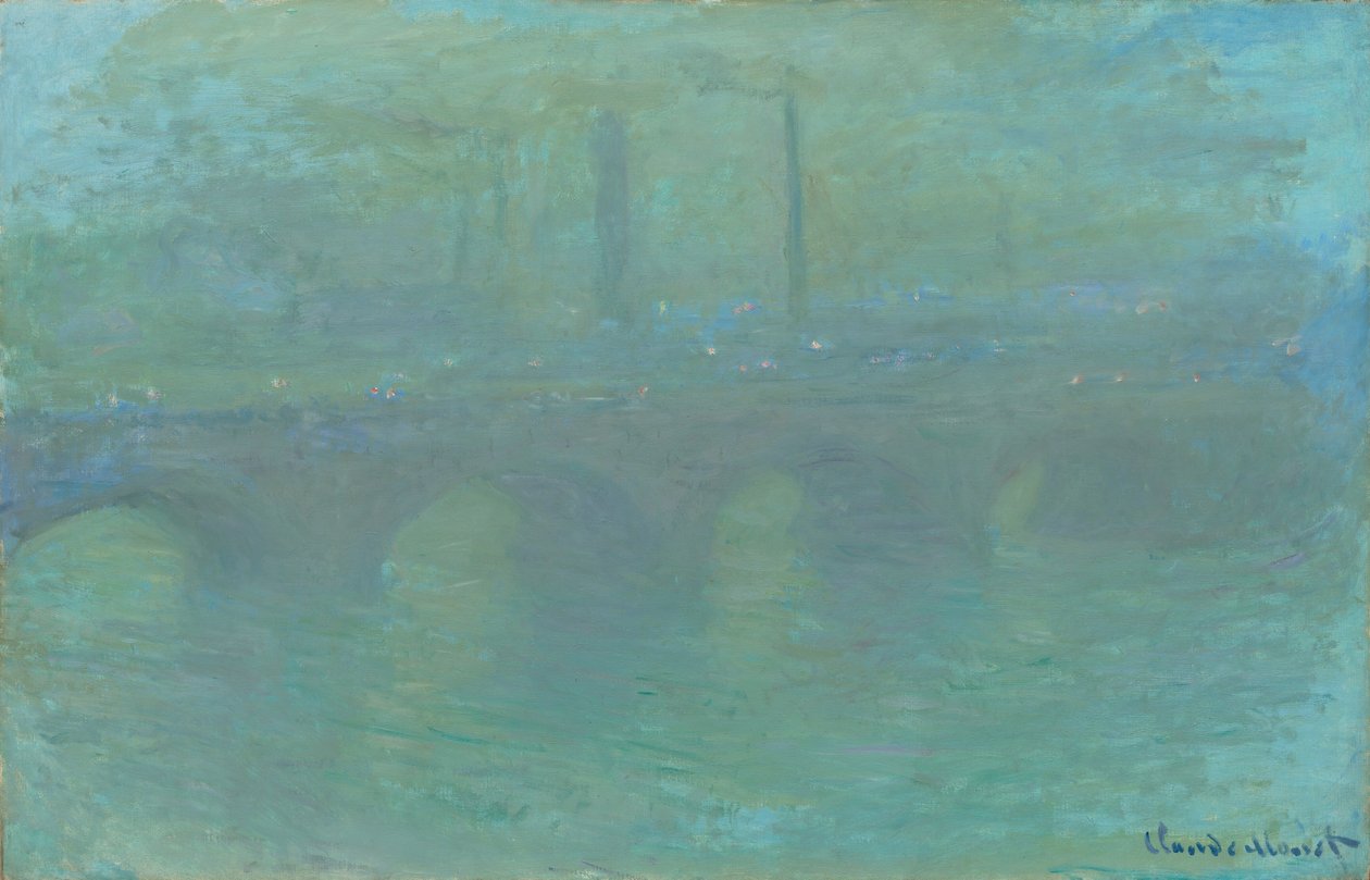 Ponte di Waterloo, Londra, al crepuscolo da Claude Monet