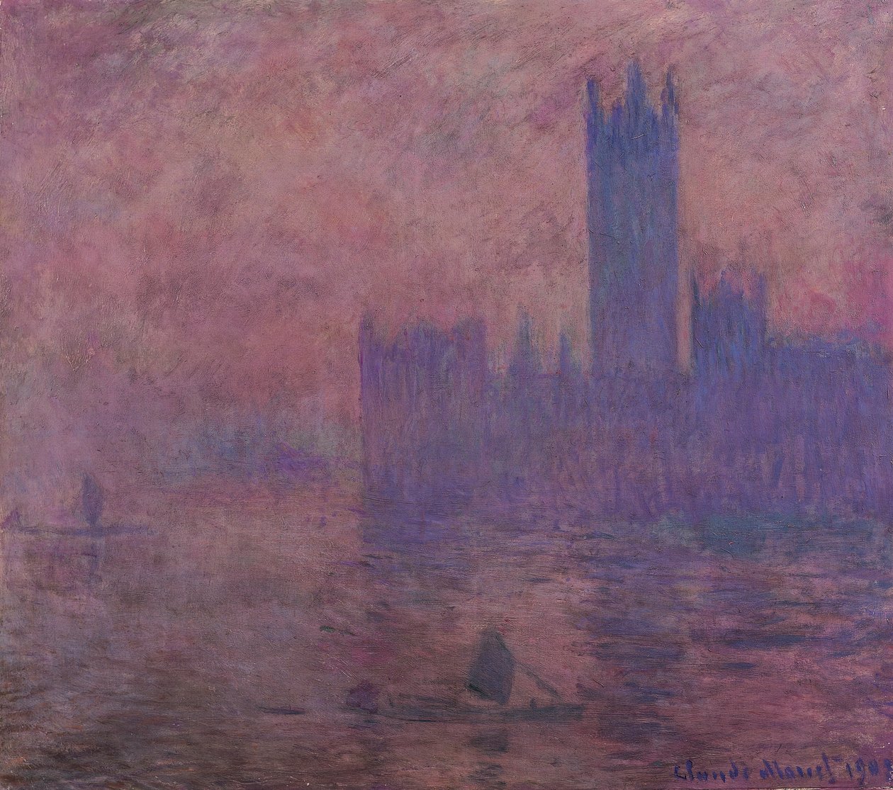 Torre di Westminster da Claude Monet