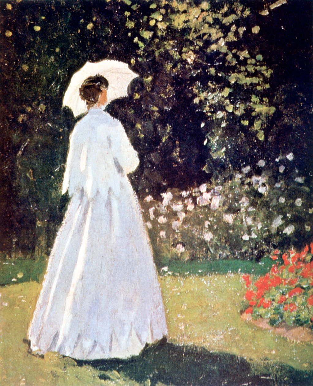 Donna nel giardino, Sainte Adresse, (dettaglio), 1867 da Claude Monet